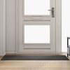 vidaXL Tapis d'entrée Autre Anthracite et noir 60 x 180 cm