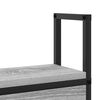 vidaXL Headboard de Rangement avec Station de Charge Sonoma gris 75 cm