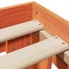 vidaXL Cadre de lit sans matelas cire marron 140x200cm bois pin massif