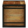 vidaXL Bo&icirc;te de rangement 40 x 40 x 40 cm Bois d'Acacia Massif