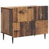 vidaXL Cabinet de chevet avec tiroir Bois ancien 62 x 34,5 x 49,5 cm