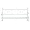 vidaXL Lit de jour avec lit gigogne sans matelas blanc 80x200 cm acier