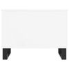 vidaXL Table basse Blanc 60x44,5x45 cm Bois d'ingénierie