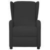 vidaXL Fauteuil de massage Noir Similicuir