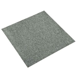 vidaXL Tapis 20 pcs Vert 50 x 50 cm 100% Polypropyl&egrave;ne