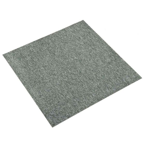 vidaXL Tapis 20 pcs Vert 50 x 50 cm 100% Polypropyl&egrave;ne