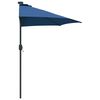 vidaXL Parasol de jardin Azur 294 x 150 x 224 cm Polyester et Acier
