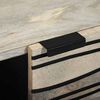 vidaXL Table basse Beige et Noir 100 x 54 x 40 cm Bois d'acacia massif