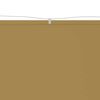 vidaXL Auvent vertical Beige 140x1200 cm Tissu oxford