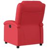 vidaXL Fauteuil inclinable Rouge Similicuir