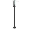 vidaXL Lampadaire d'ext&eacute;rieur noir 100 cm acier inoxydable