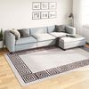 vidaXL Tapis lavable 190x300 cm beige clair