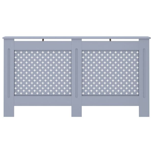 vidaXL Cache-radiateur anthracite 152x19x81,5 cm MDF