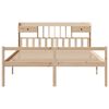 vidaXL Lit biblioth&egrave;que sans matelas 180x200 cm bois massif de pin
