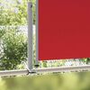 vidaXL Auvent lat&eacute;ral r&eacute;tractable de patio 120x300 cm Rouge