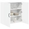 vidaXL Armoire de cuisine Lucca Blanc brillant 80 x 31 x 80 cm