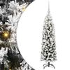 vidaXL Sapin de No&euml;l artificiel Vert 120 cm PVC et acier et plastique