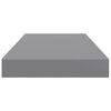 vidaXL &Eacute;tag&egrave;re murale flottante gris 50x23x3,8 cm MDF