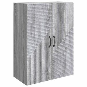 vidaXL Armoire Murale Sonoma gris 66 x 34,5 x 90 cm Bois d'ing&eacute;nierie