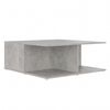 vidaXL Table basse gris béton 80x80x31 cm bois d'ingénierie