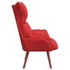 vidaXL fauteuil Rouge 69 x 74 x 93 cm Cuir artificiel
