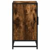 vidaXL Armoire de lavabo de salle de bain ch&ecirc;ne fum&eacute; 90x33x60 cm