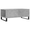 vidaXL Table basse Gris b&eacute;ton 90x50x36,5 cm Bois d'ing&eacute;nierie