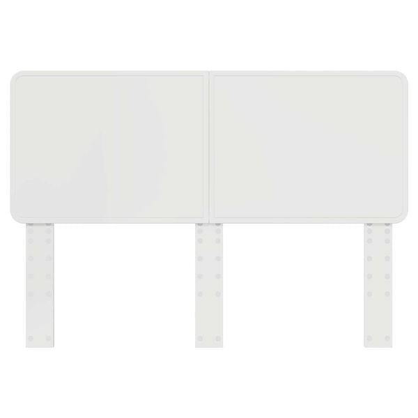 vidaXL T&ecirc;te de lit Blanc Brillant 150 cm Bois d'ing&eacute;nierie