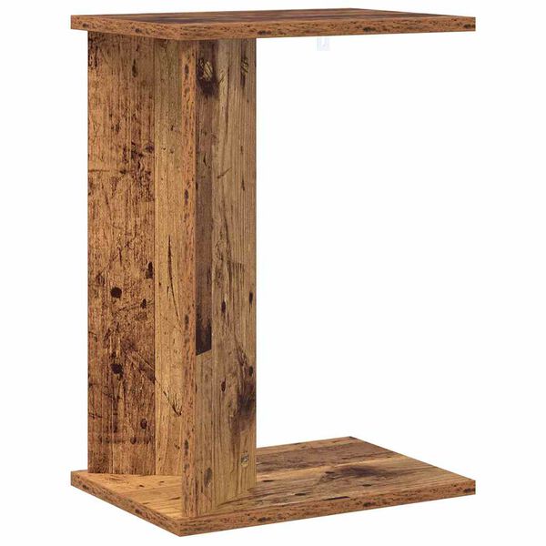vidaXL Table d'appoint Bois ancien 35 x 25 x 50 cm Bois d'ing&eacute;nierie