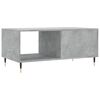 vidaXL Table basse gris b&eacute;ton 90x50x40 cm bois d'ing&eacute;nierie