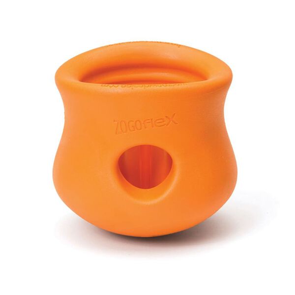 West Paw Jouet pour chiens avec Zogoflex Toppl Orange mandarine S