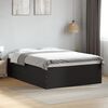 vidaXL Cadre de lit sans matelas noir 120x190 cm