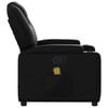 vidaXL Fauteuil de massage inclinable noir similicuir