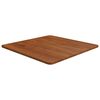 vidaXL Dessus de table carr&eacute; Marron fonc&eacute;60x60x1,5cm Bois ch&ecirc;ne trait&eacute;