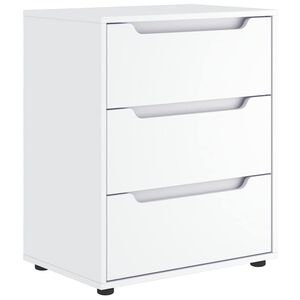 vidaXL Buffet VISNES blanc 60x40x73 cm bois d'ingénierie