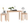 vidaXL Tables gigognes 3 pcs Bois de pin massif