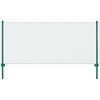 vidaXL Cl&ocirc;ture en grillage m&eacute;tallique avec poteaux Acier 25x1 m Vert
