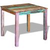 vidaXL Table de salle &agrave; manger Bois de r&eacute;cup&eacute;ration massif 80x82x76 cm