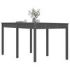 vidaXL Table de jardin gris 159,5x82,5x76 cm bois massif de pin