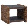 vidaXL Table d'appoint Naturel 44.5 x 45 x 45 cm