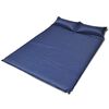 Matelas autogonflant bleu 190 x 130 x 5 cm (2 personnes)