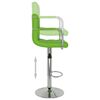vidaXL Tabourets de bar lot de 2 vert similicuir