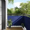 vidaXL &Eacute;cran de balcon bleu 90x1000 cm 100% polyester oxford