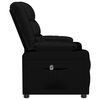 vidaXL Fauteuil inclinable électrique Noir Similicuir