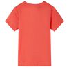 T-shirt enfants &agrave; manches courtes rouge clair 128