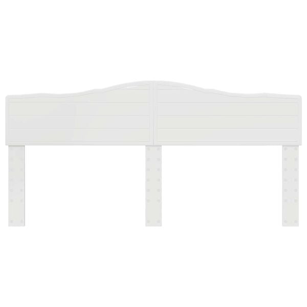 vidaXL T&ecirc;te de lit Blanc 180 cm Bois d'ing&eacute;nierie