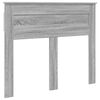 vidaXL T&ecirc;te de lit Gris Sonoma 100 cm Bois d'ing&eacute;nierie