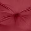 vidaXL Coussin de palette rouge bordeaux 120x80x12 cm tissu