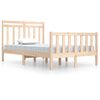 vidaXL Cadre de lit sans matelas 120x190 cm bois massif
