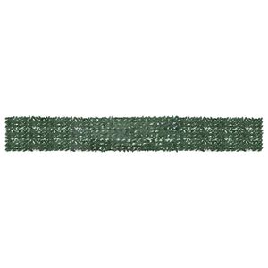 vidaXL &Eacute;cran de balcon avec feuilles vert fonc&eacute; 600x75 cm